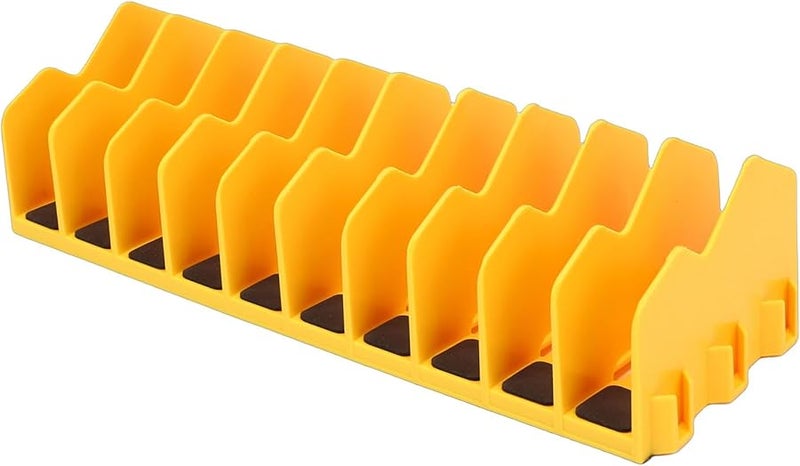 صينية تخزين ملاقيط بلاستيكية قابلة للتمديد منظّم أدوات مضاد للانزلاق للدرج طاولة عمل المرآب - Image 4